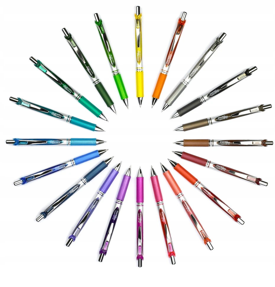 Pentel Energel Bl-77 gelinis rašiklis, 0.7mm, alyvuogių žalias