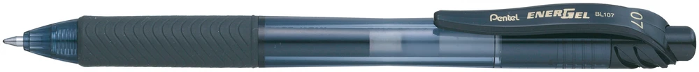 Pentel Energel Bl107 gelinis rašiklis, 0.7 mm, juodas