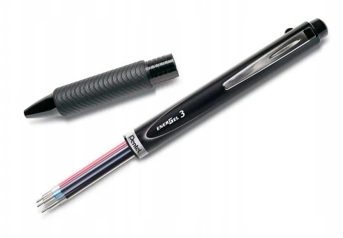 Pentel Energel gelinis rašiklis, 0.5mm, 3 spalvos