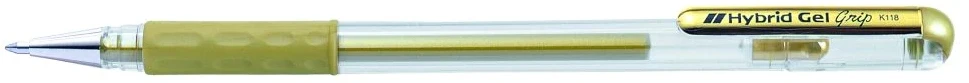 Pentel Hybrid K118 gelinis rašiklis, baltas