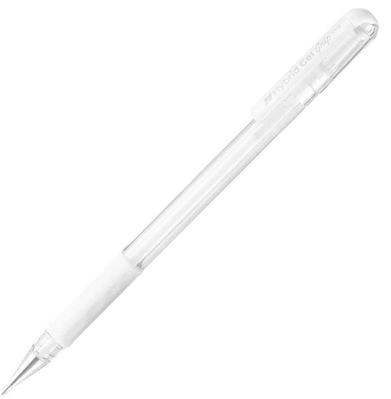 Pentel Hybrid K118 gelinis rašiklis, baltas