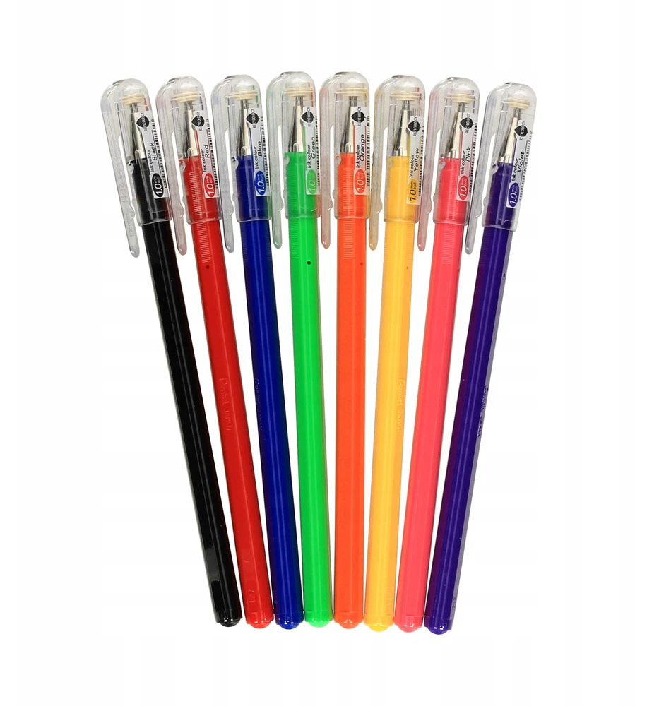 Pentel Mattehop geliniai rašikliai, 8 vnt., matiniai, 1.0 mm