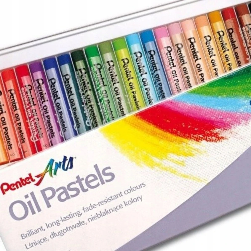 Aliejinės kreidelės PENTEL ARTS PHN4 25 spalvų