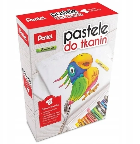 Pentel Pasteliniai Kreideliai Tekstilei - Sukurkite Unikalius Dizainus