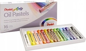 Pentel PHN aliejinės pastelės, 16 spalvų mišinys