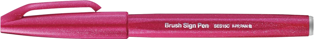 Pentel Sign Pen rašiklis kaligrafijai, bordo