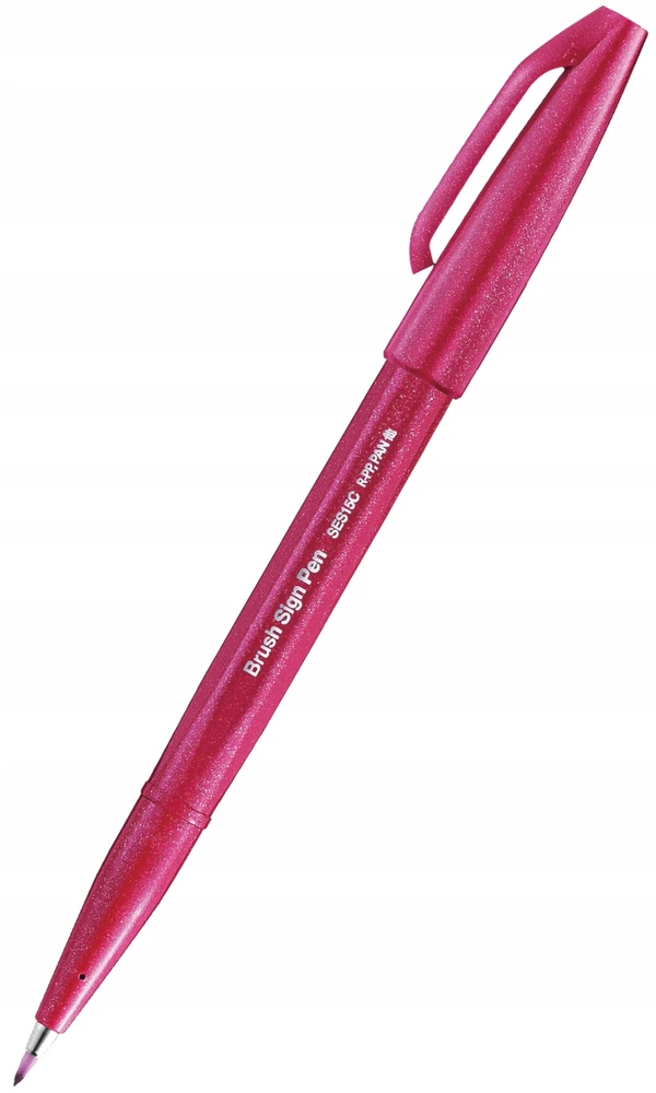 Pentel Sign Pen rašiklis kaligrafijai, bordo
