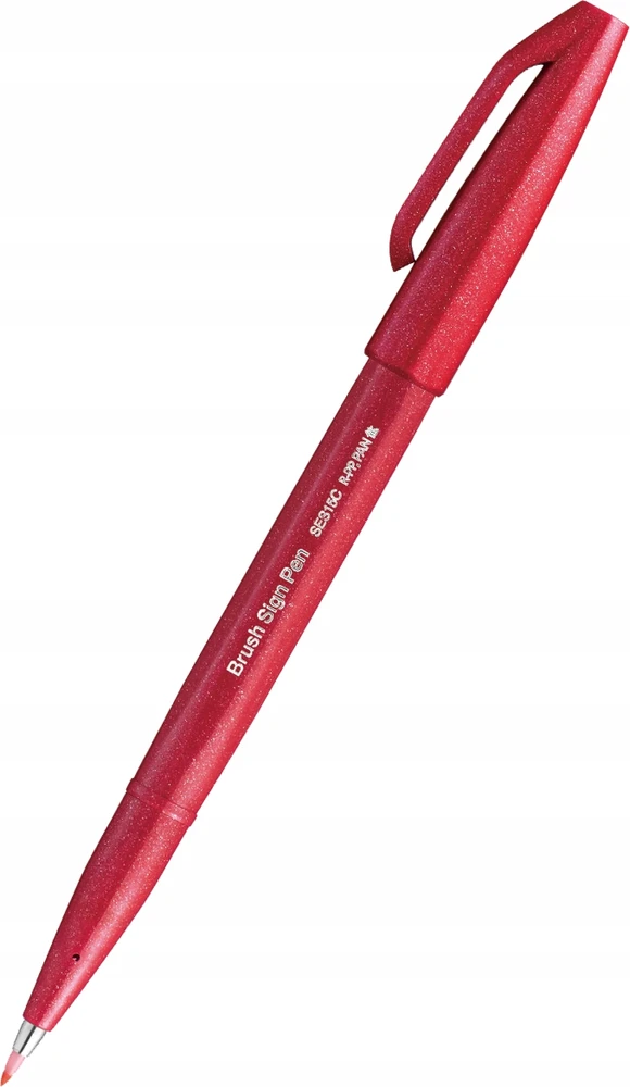 Pentel Sign Pen rašiklis kaligrafijai, raudonas