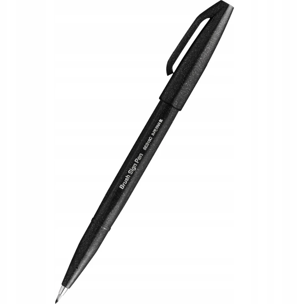 Pentel Sign Pen teptukas kaligrafijai, juodas