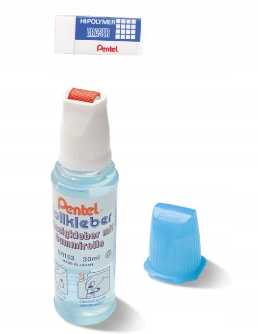 Pentel skysti klijai 30 ml + pieštuko trintukas