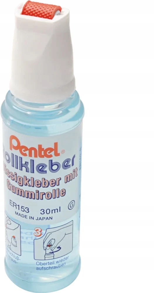 Pentel skysti klijai 30 ml + pieštuko trintukas