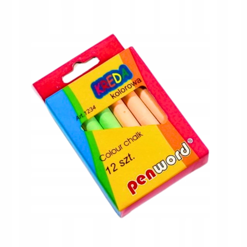 Penword Rašiklio lentos kreida, 12 vnt., spalvota