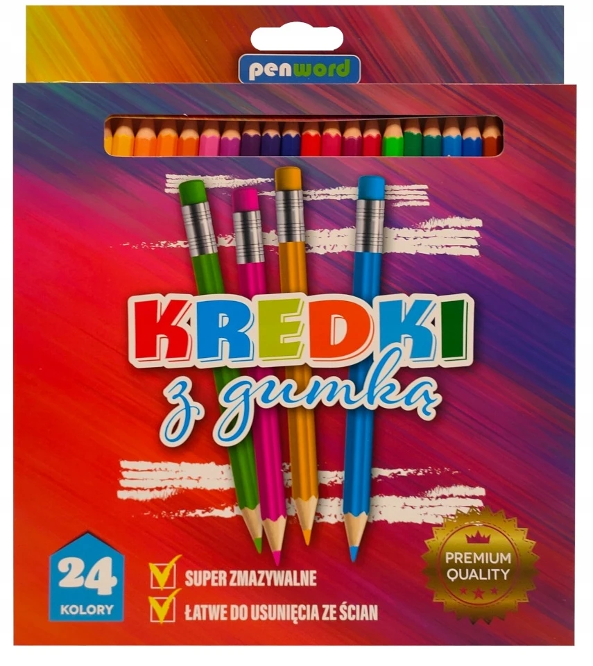 Penword Trintukai su trintuku, 24 spalvos