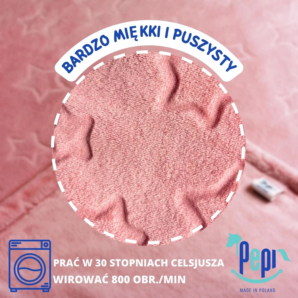 PEPI POSZEWKA NA PODUSZKĘ 40X40 MIĘKKA POLAR PLUSZ