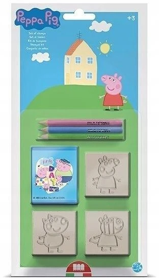 Dante Peppa Pig - Antspaudai 3vnt - Multiprint