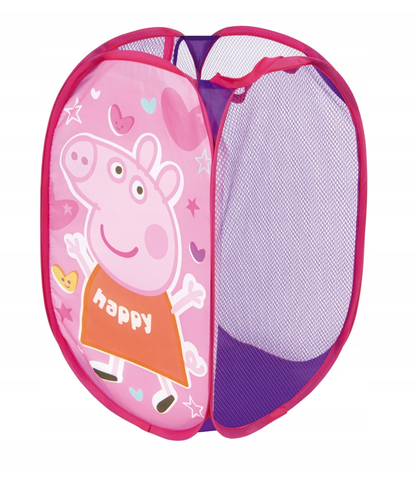 Sulankstomas krepšelis / konteineris Peppa Pig žaislams