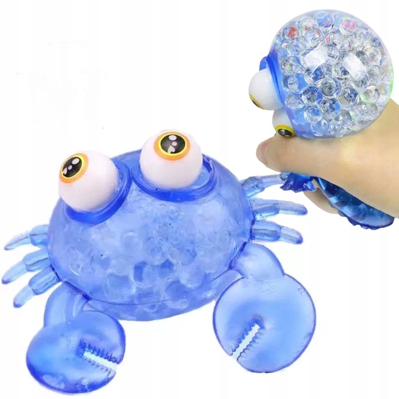 Perfect ANTESTRESAS GLOBUS GLOBUS ŽAISLAS SU KAMULIAIS KRABŲ RAK GEL STRESO ŽAIDIMAS