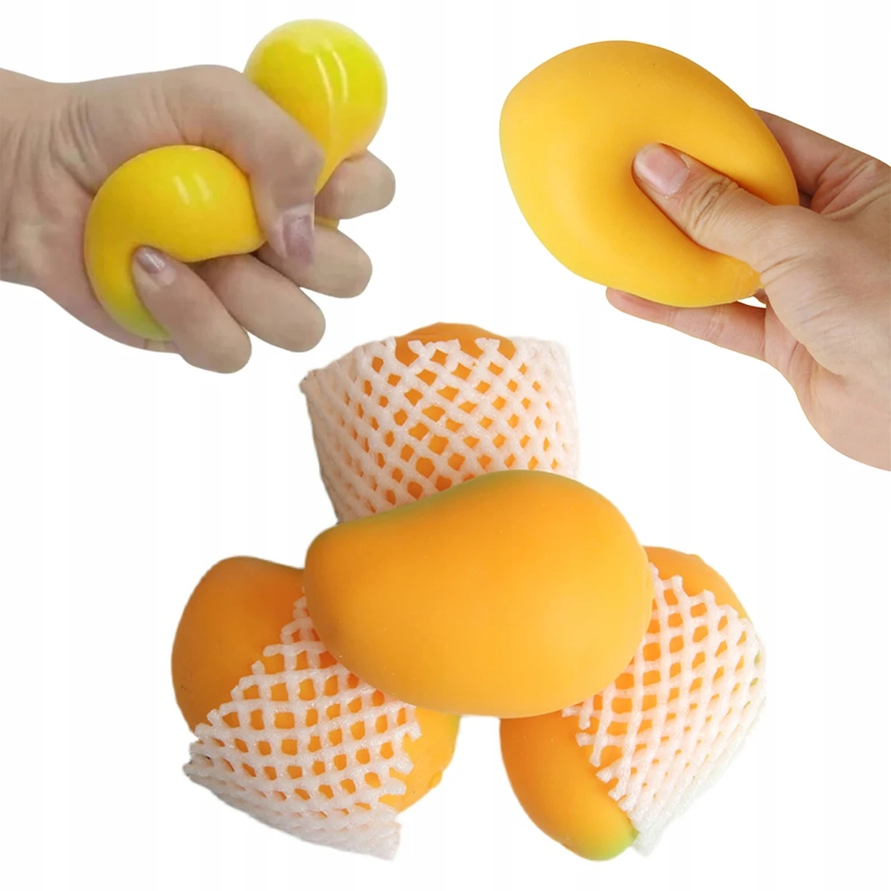 Perfect Gniotkas "mango" - minkštas, tampus, žaislas nuo streso