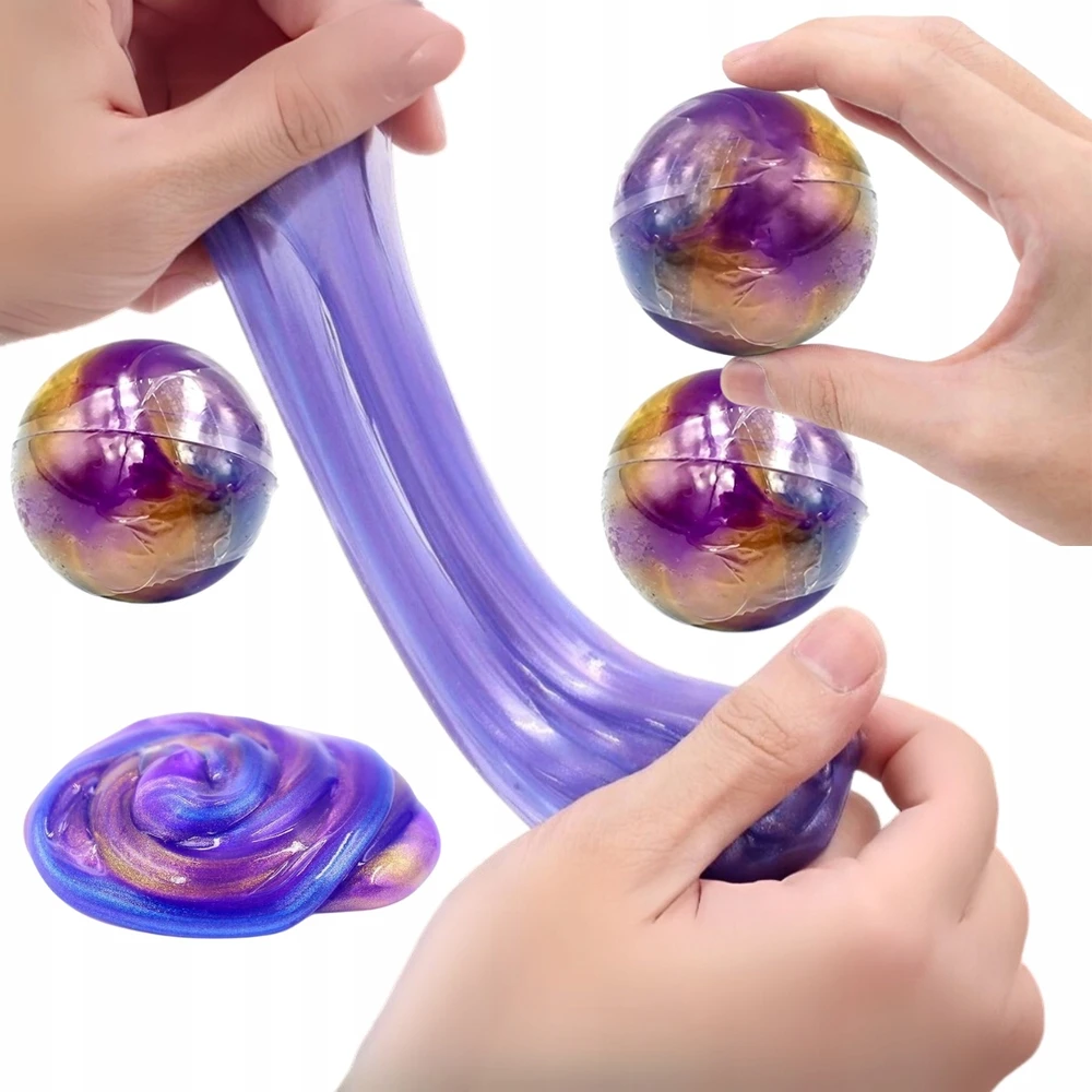 Perfect MAGIC SLIME BALL, PEARL, ELASTIC, SENSORY GEL, GLUTE, SPALVA