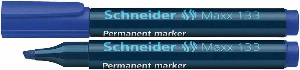 Schneder Žymeklis permanentinis Schneider Maxx 133, 1-4 mm, kirsta galvutė, mėlynas 1213-024
