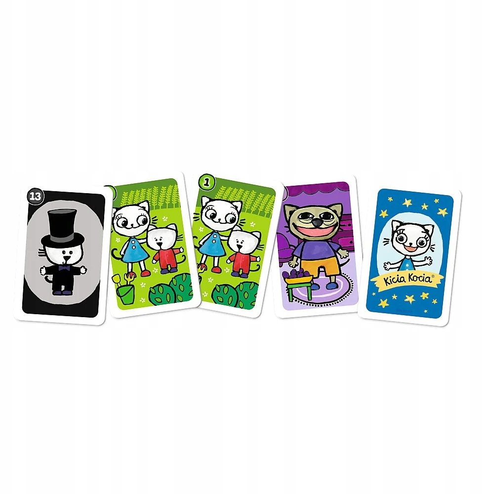 Peter Kitty Cat Cards Kortų žaidimas jauniausiam Trefl