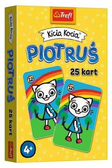 Peter Kitty Cat Cards Kortų žaidimas jauniausiam Trefl