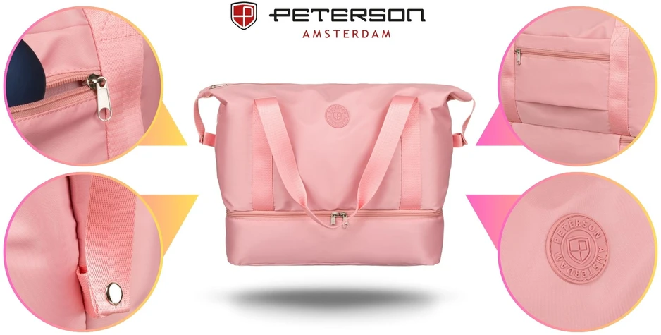 Peterson Moteriška rožinė rankinė PTN O8
