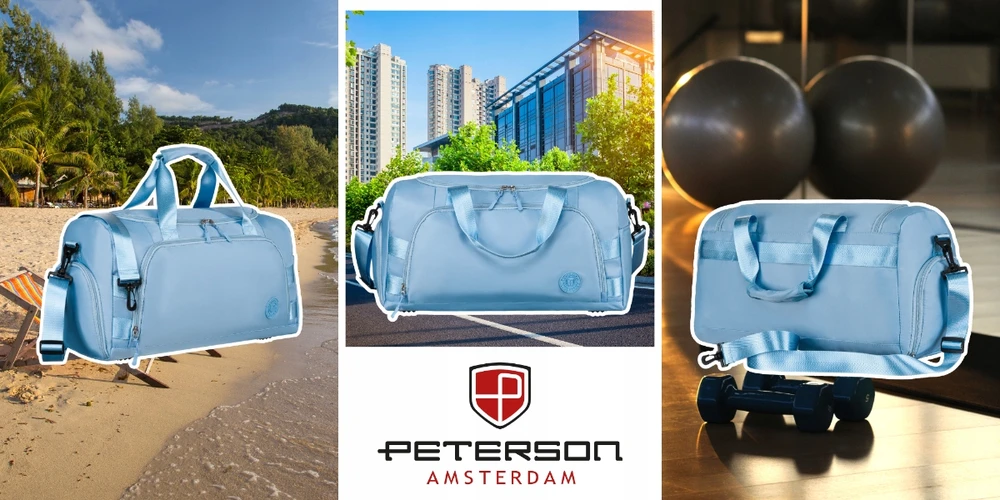 Peterson sportinė kelioninė rankinė, 21l, mėlyna