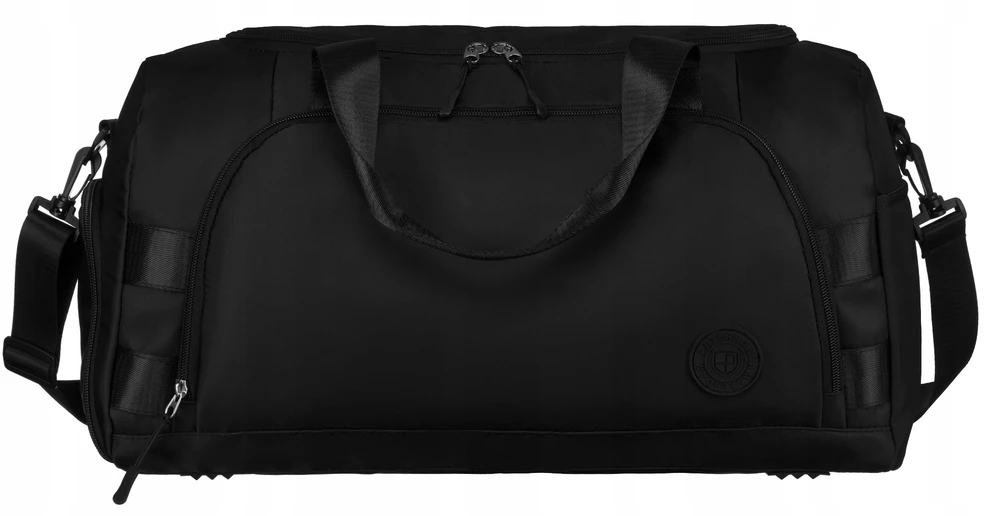 Peterson sportinė kelioninė rankinė - 21l, juoda, su skyriumi batams