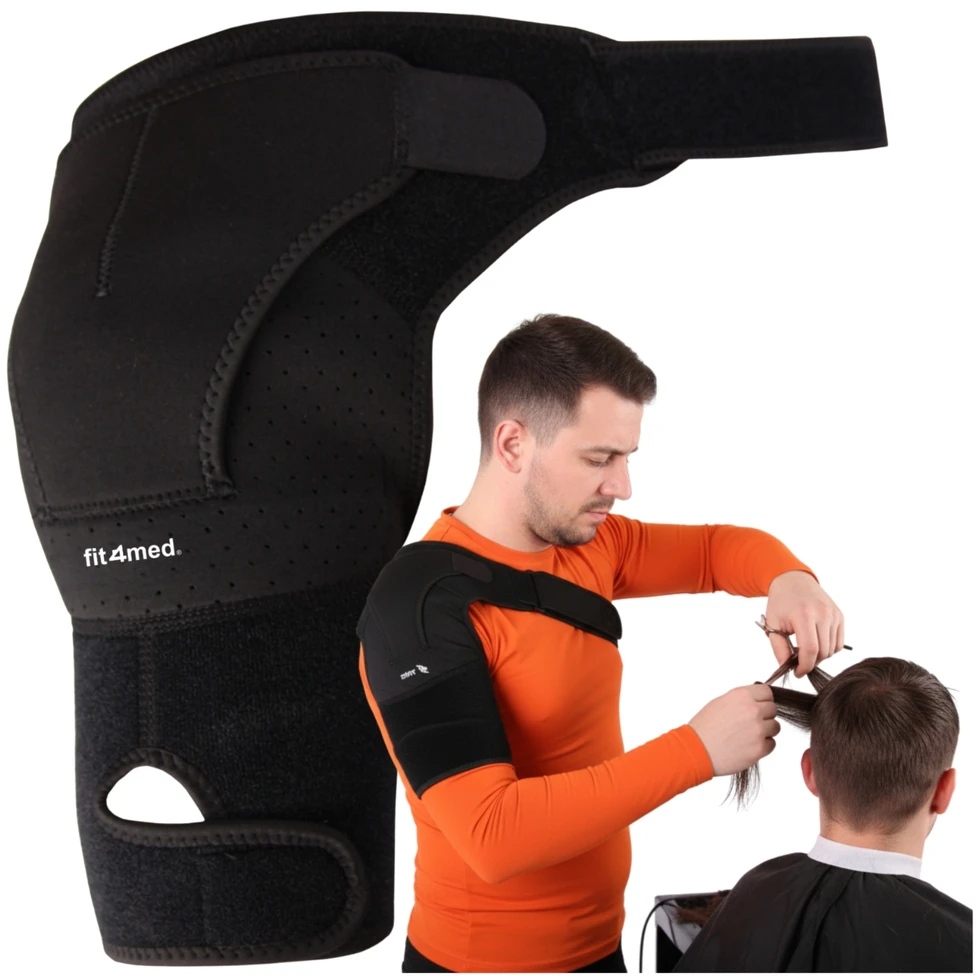 Peties stabilizatorius ortozė, Fit4Med, juoda