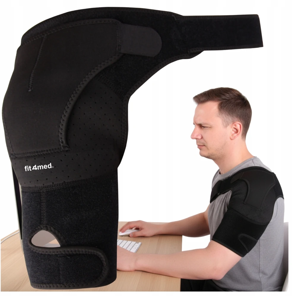 Peties stabilizatorius ortozė, Fit4Med, juoda