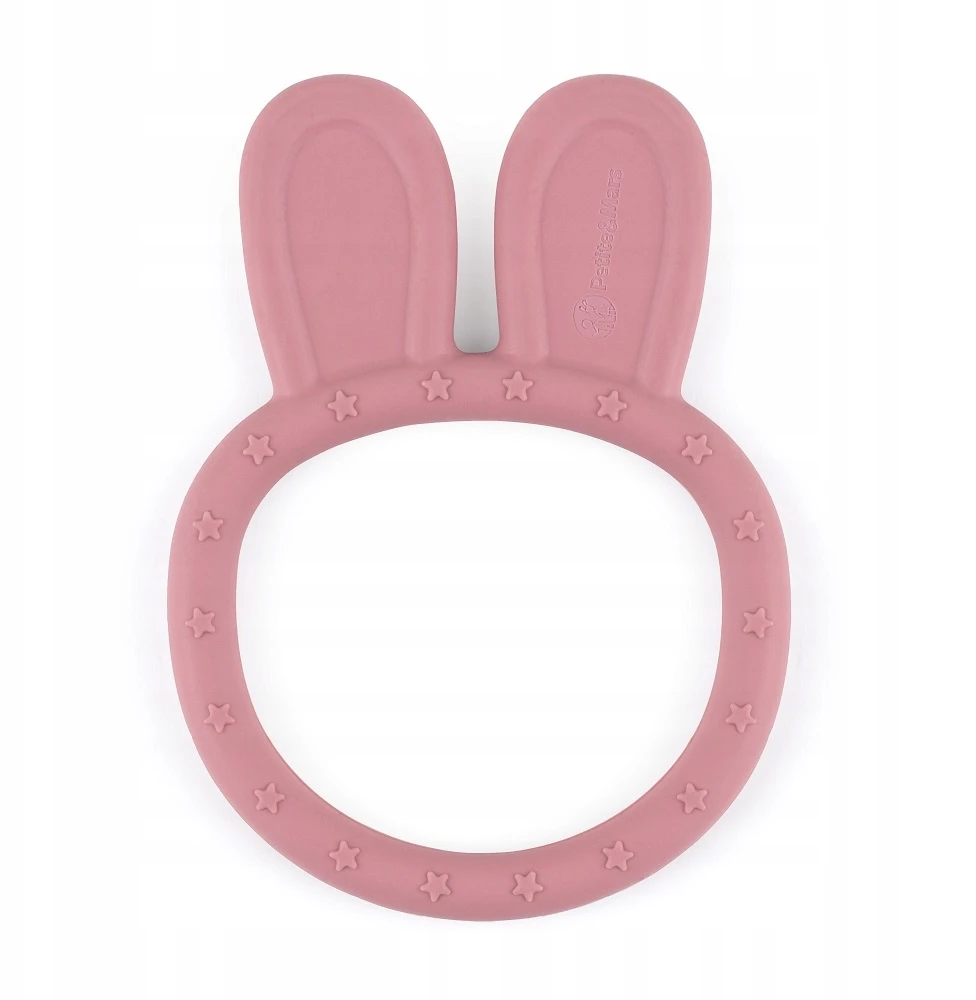 Petite&Mars Bunny - zuikio formos silikoninis dantukas