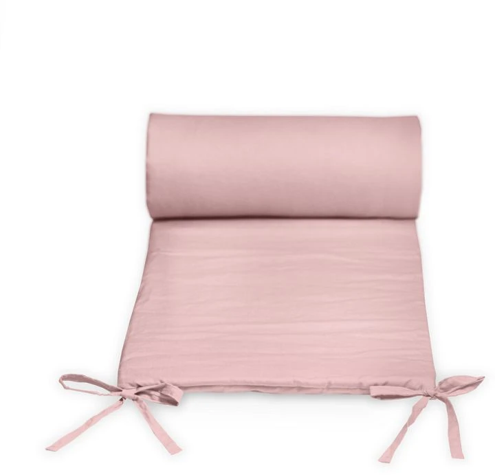 Petite&Mars Lovelės apsauga, minkštas apsauginis barjeras, 360 cm ilgio medvilninis užvalkalas, minkštas lovelės paminkštinimas, vaikiškos lovos apsauginė pagalvė, kūdikio saugumui