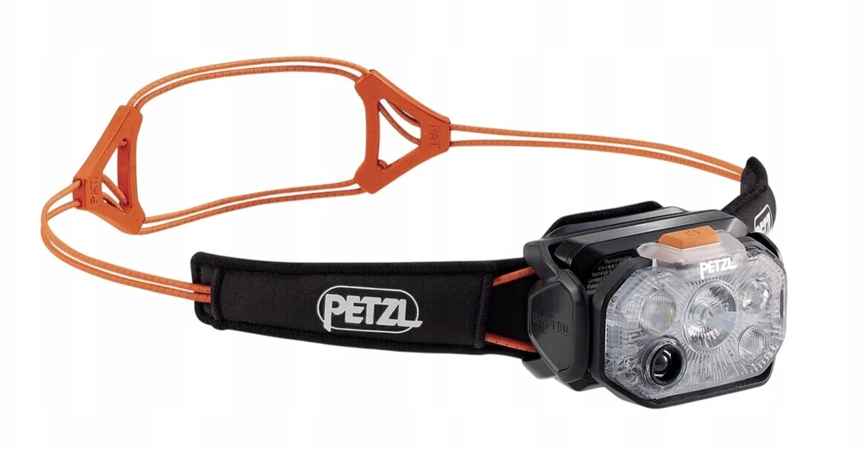 Petzl Swift RL pealamp 1200 lm, mustoranž, E095BC00