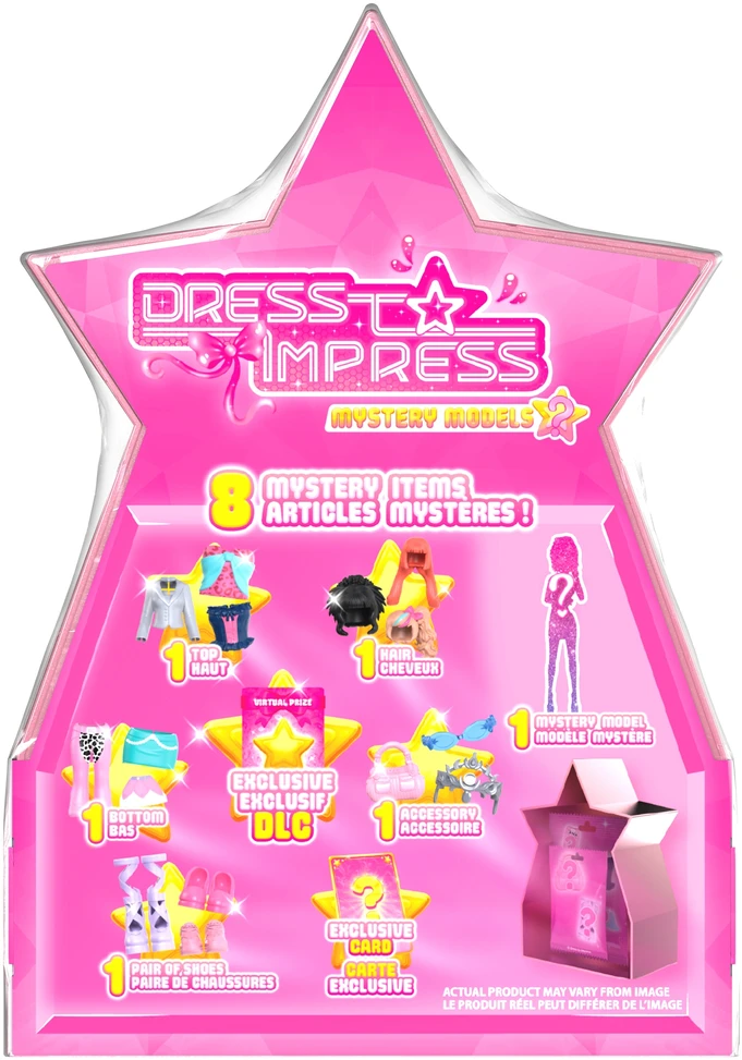 PHATMOJO DRESS TO IMPRESS Paslaptinga lėlė, 10 cm