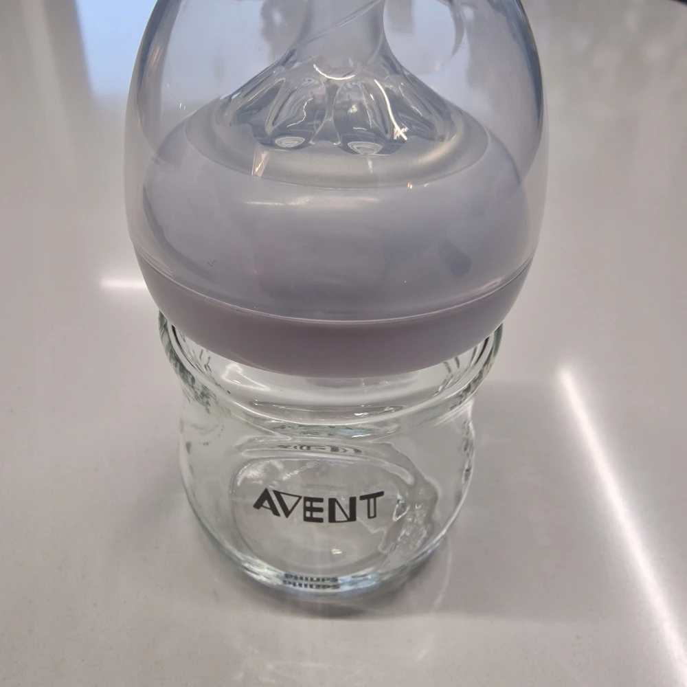 Philips Avent buteliukas 120 ml stiklinis žindukas Nr. 1