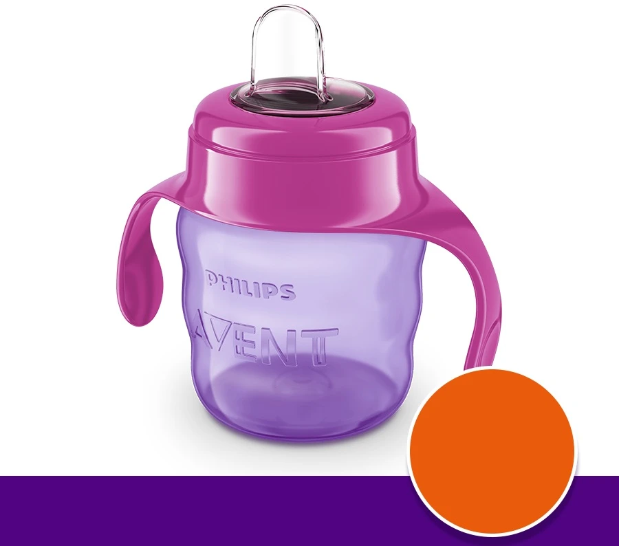 „Philips Avent“ puodelis su snapeliu, 6 mėn. ir vyresniems, violetinis