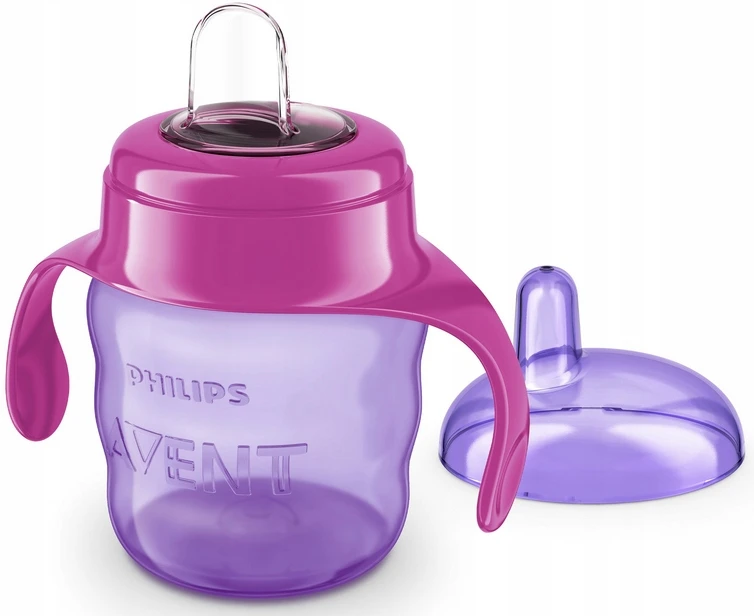 „Philips Avent“ puodelis su snapeliu, 6 mėn. ir vyresniems, violetinis