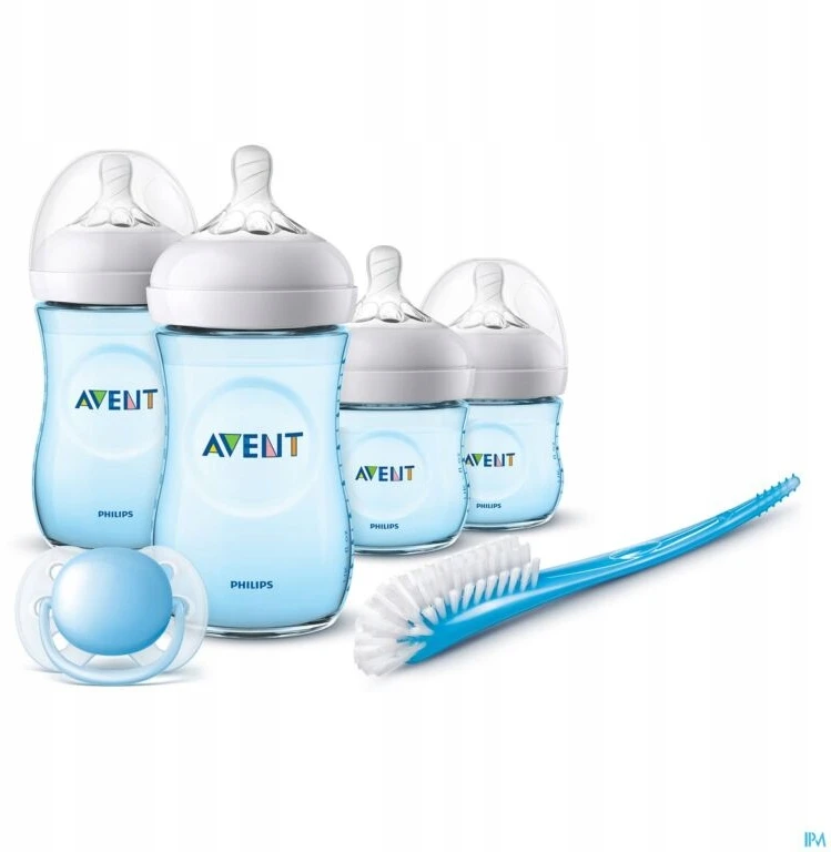 Philips Avent Natural 2.0 pradinis rinkinys mėlynas SCD301/04
