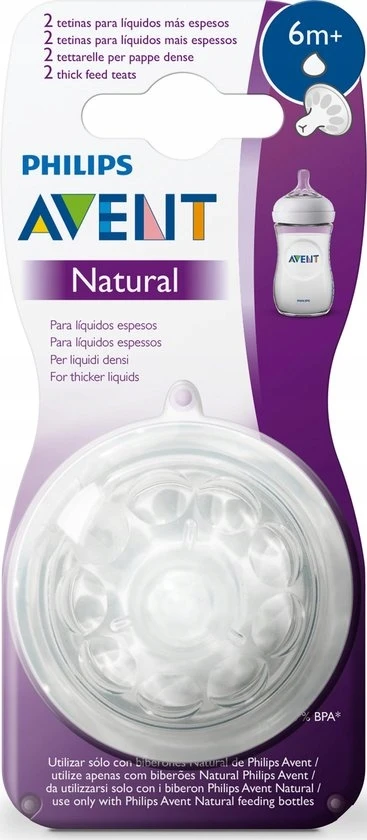 Philips "Avent" natūralūs čiulptukai 2 vnt