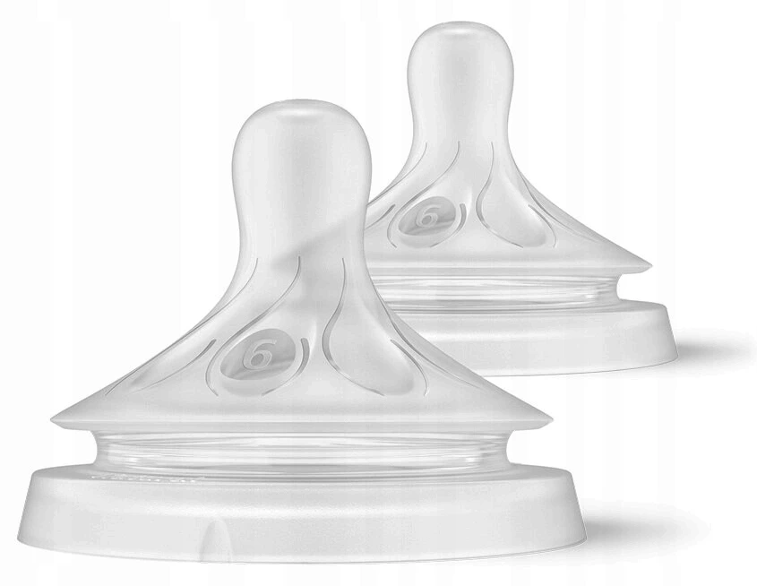 PHILIPS Avent Natural SCY966/02 čiulptukas, skaidrus 6 m+ (2 vnt.)