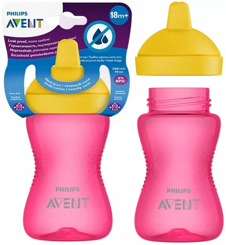 Philips AVENT „My Grippy“ puodelis su kietu snapeliu, 300 ml / 10 oz, 18 mėn.+