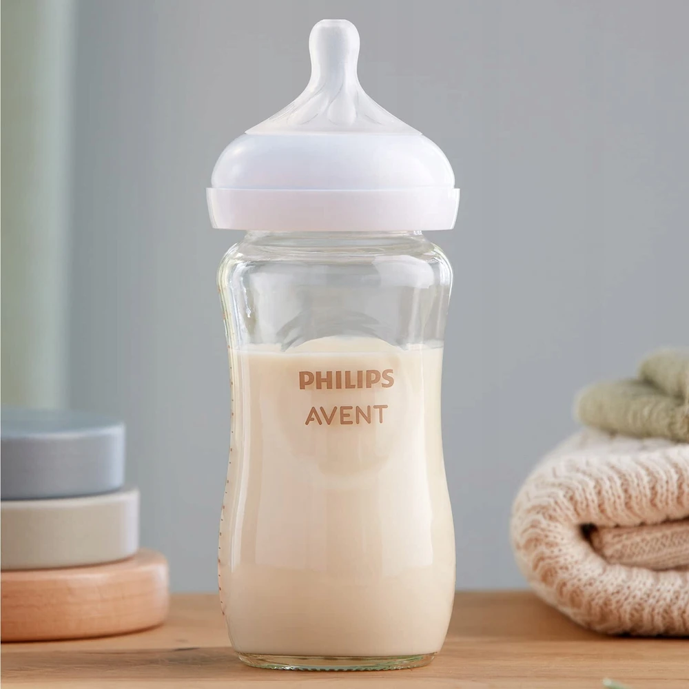 PHILIPS AVENT stiklinis dovanų buteliukas naujagimiui SCD878/11 (3 vnt.)