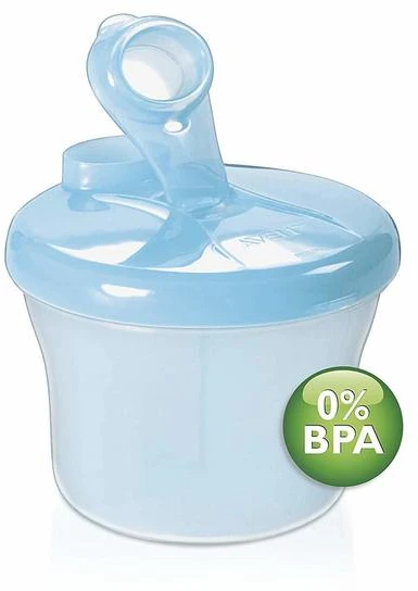 Philips "Avent" pieno miltelių indelis mėlynas 1vnt