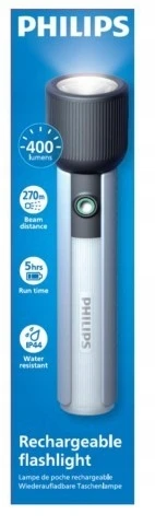 Philips USB-C įkraunamas žibintuvėlis 400 lm 2000 mAh