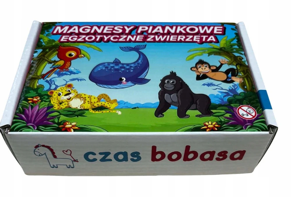 Piambo ŠALDYKLIO MAGNETAI VAIKAMS LAIKOMOJI RINKINYS GYVŪNAI DOVANA 30 vnt.