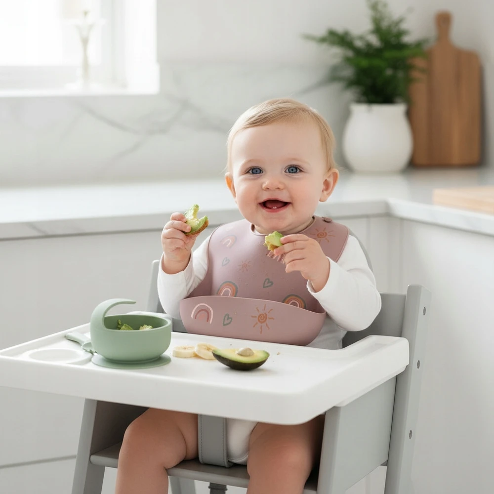 Piambo SILIKONINIS SELIUKLIS VAIKAMS MĖTINIMUI, REGULIUOJAMAS BLW BABY CHILD