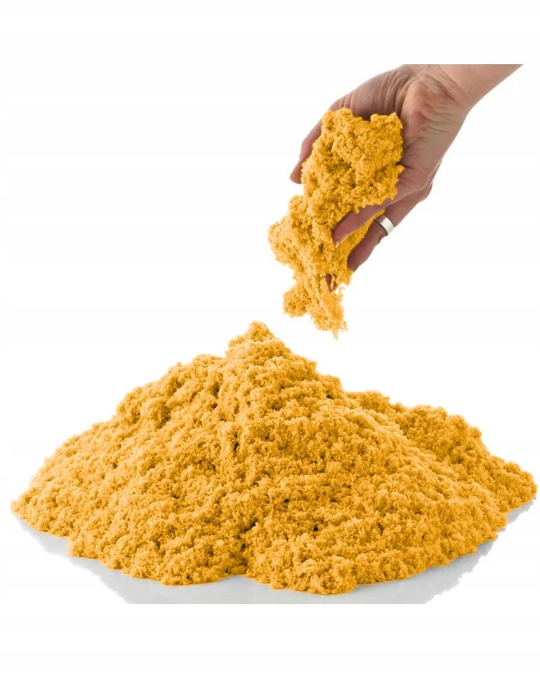 Piccolo Magiškas kinetinis smėlis žaidimui 1kg Oranžinė