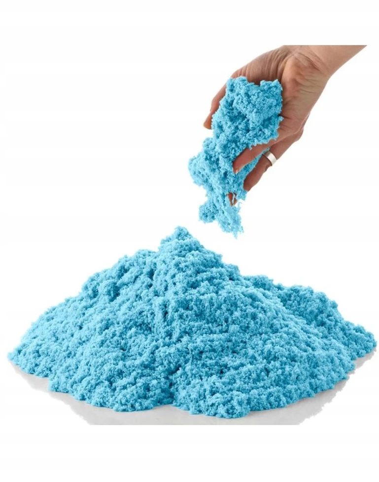 Piccolo Magiškas kinetinis smėlis žaidimui 1kg Mėlyna