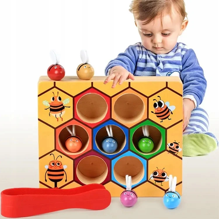Picollo ARKADINIS ŽAIDIMAS DARBINIS BIČIŲ korinis MEDINIS MONTESSORI